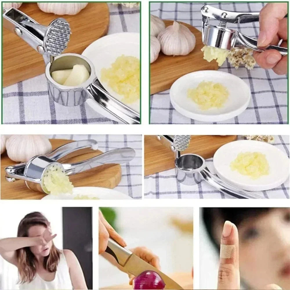 Stainless Steel Garlic Press Tool