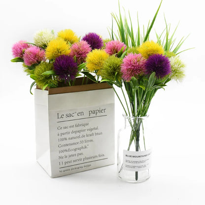 Artificial Dandelion Flower Bouquet Set