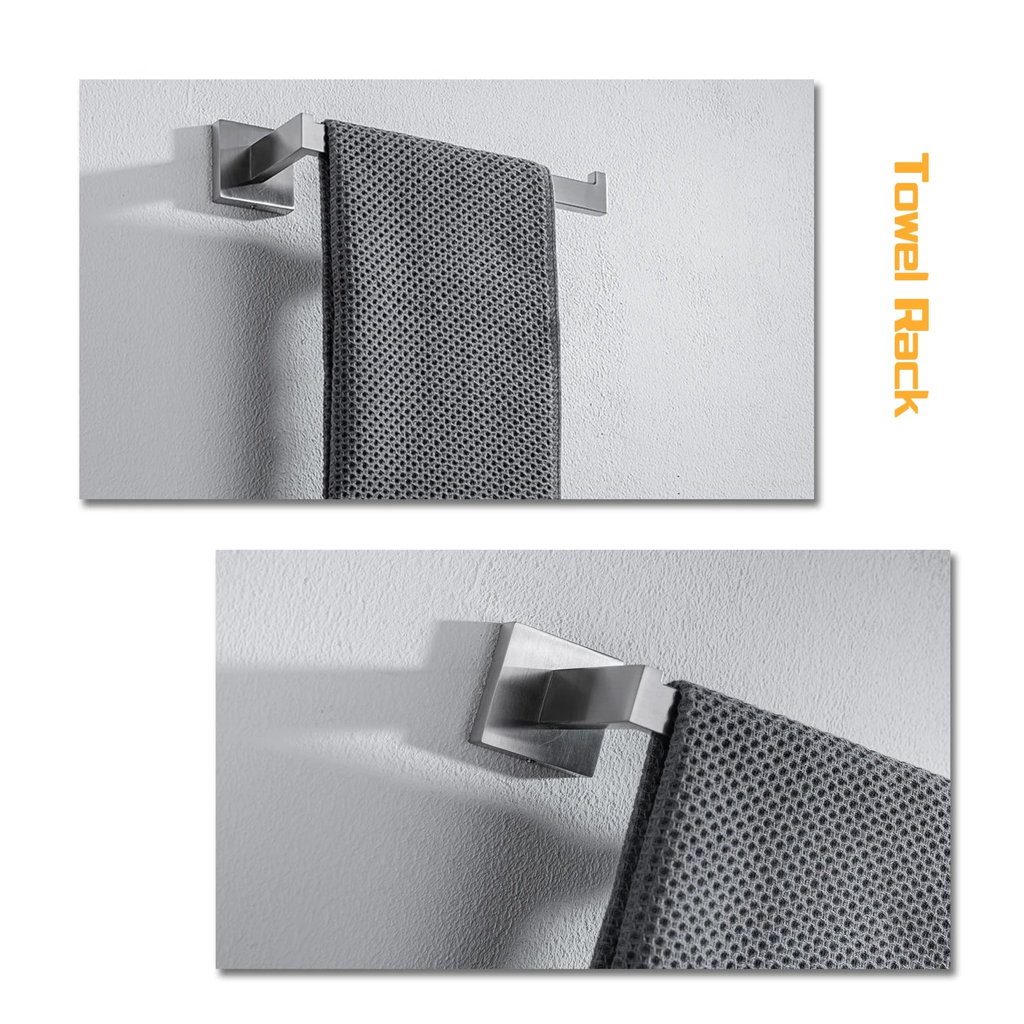 Black Bathroom Hardware Accessories Set