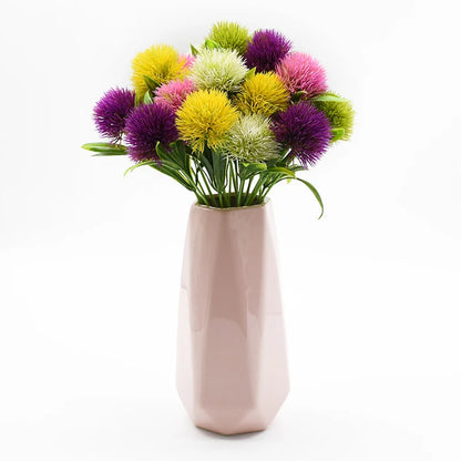 Artificial Dandelion Flower Bouquet Set