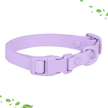 Macaron Colored Waterproof Dog Collar