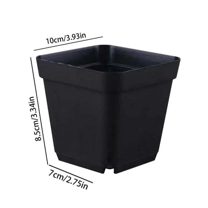 50pcs Square Plastic Planting Cups