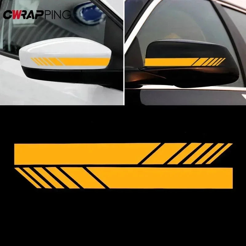 Car Reflective Rearview Mirror Side Stickers