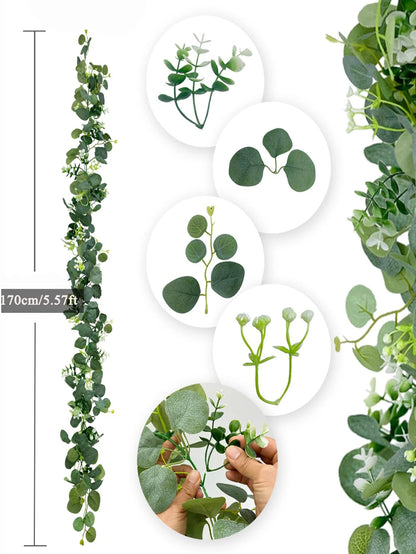 170cm Artificial Eucalyptus Hanging Vines