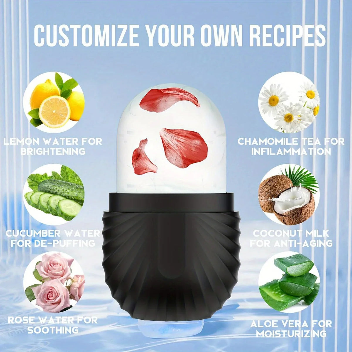 Ice Face Roller Silicone Mold