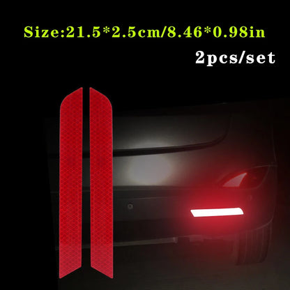 Car Reflective Safety Bumper Strip Stickers