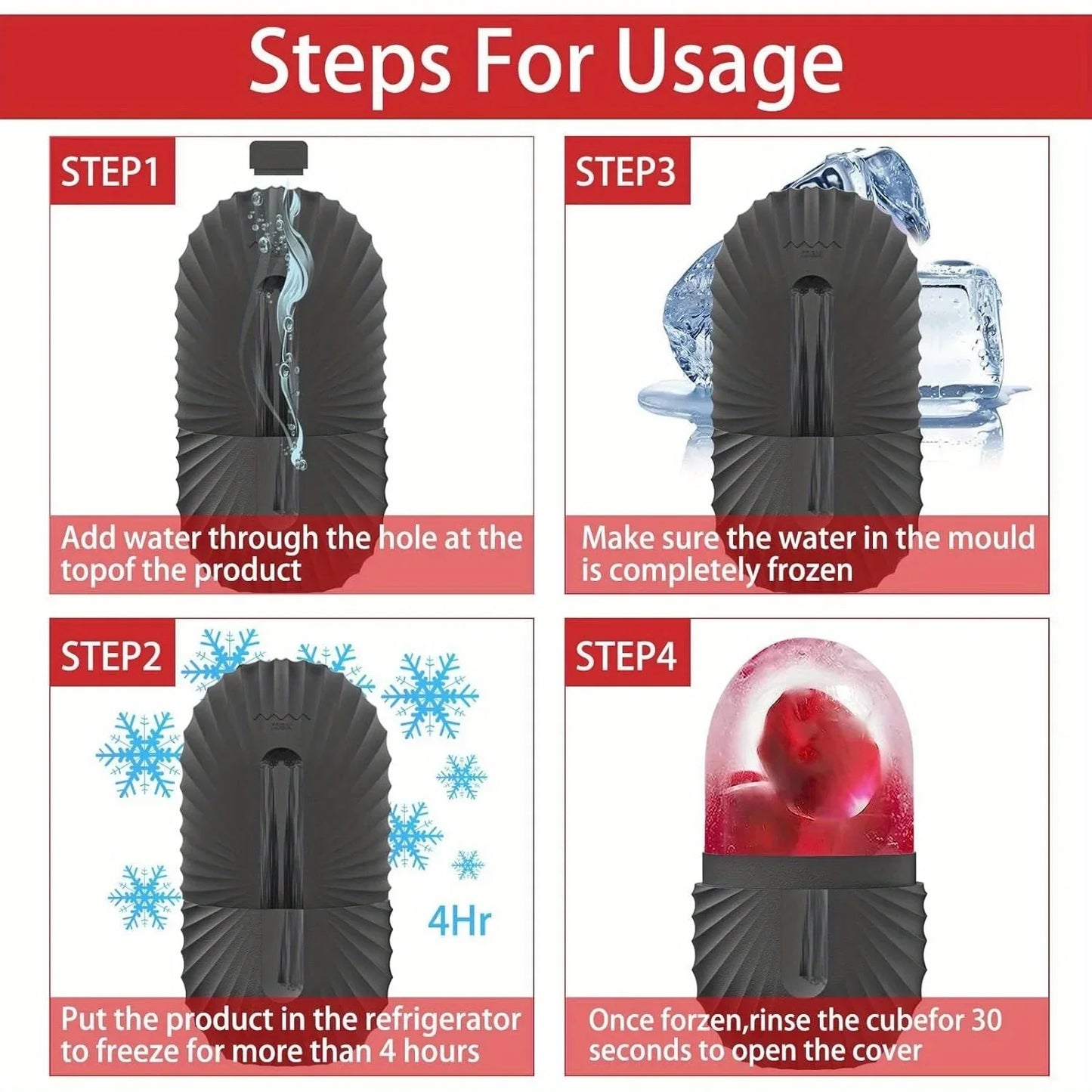 Ice Face Roller Silicone Mold