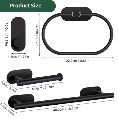 Brushed Nickel Bathroom Hardware Set