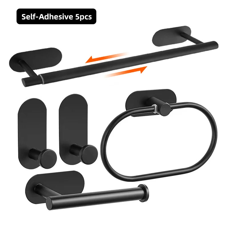 Brushed Nickel Bathroom Hardware Set