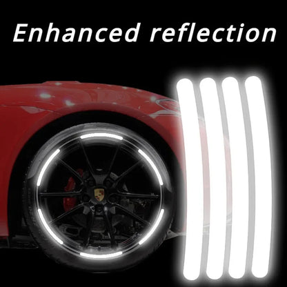 Car Wheel Reflective Tire Rim Stickers