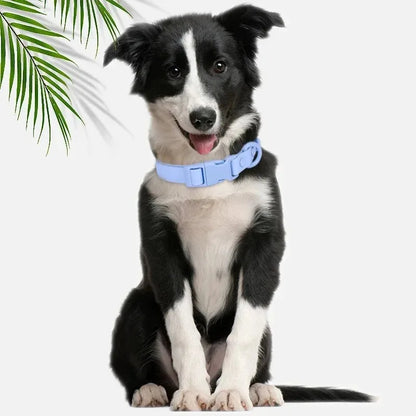 Macaron Colored Waterproof Dog Collar