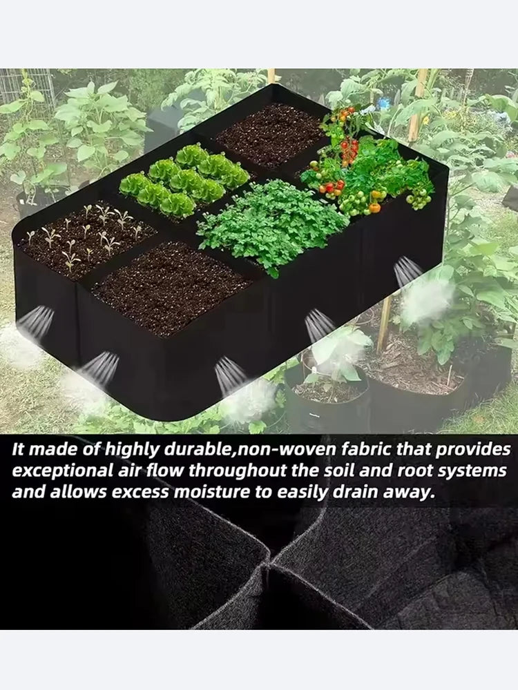 Rectangle Felt Garden Planting Grow Bag