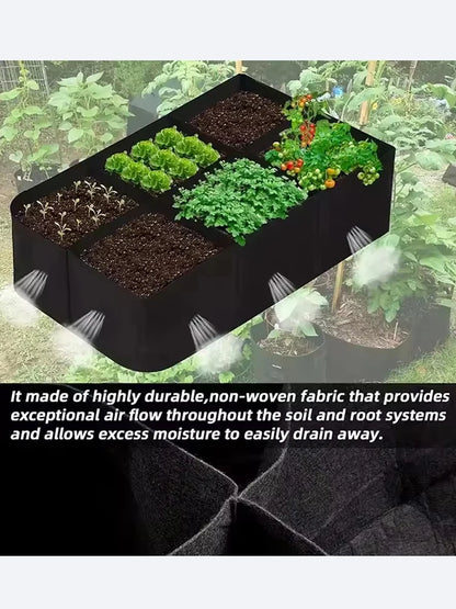 Rectangle Felt Garden Planting Grow Bag