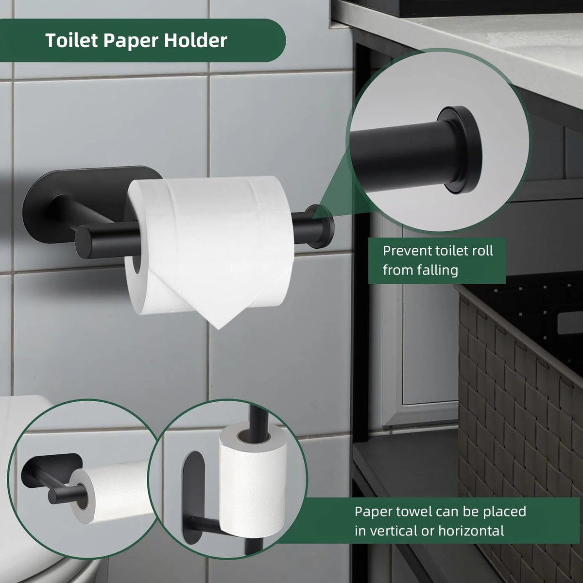 Brushed Nickel Bathroom Hardware Set