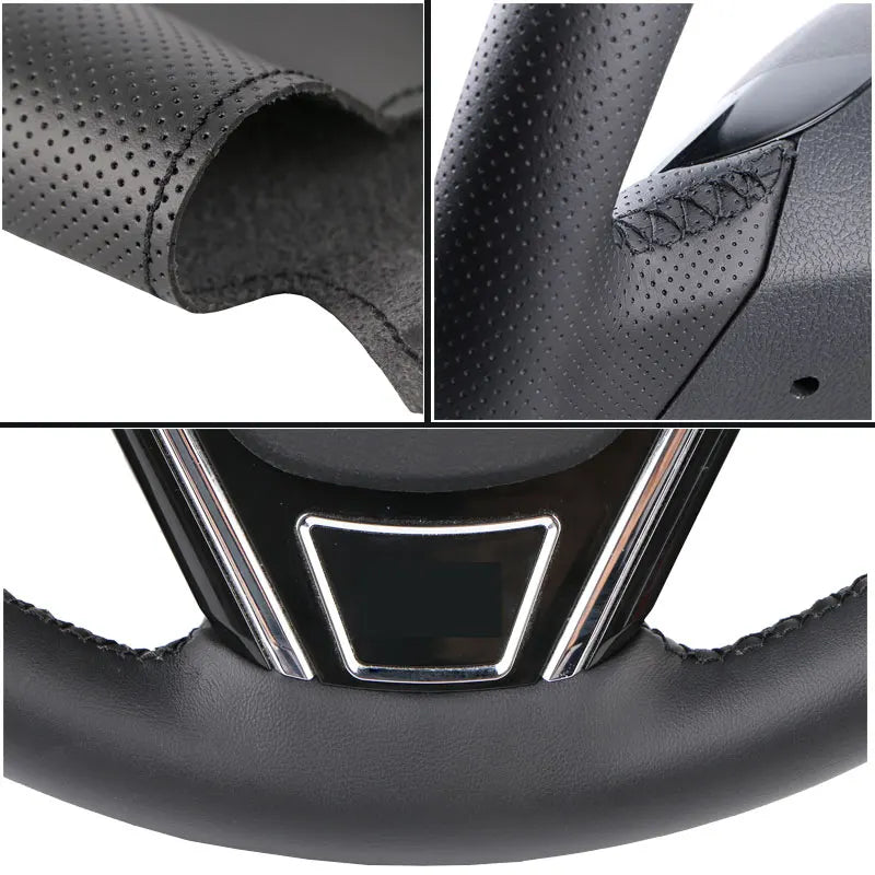 Anti-Slip Leather Car Steering Wheel Cover