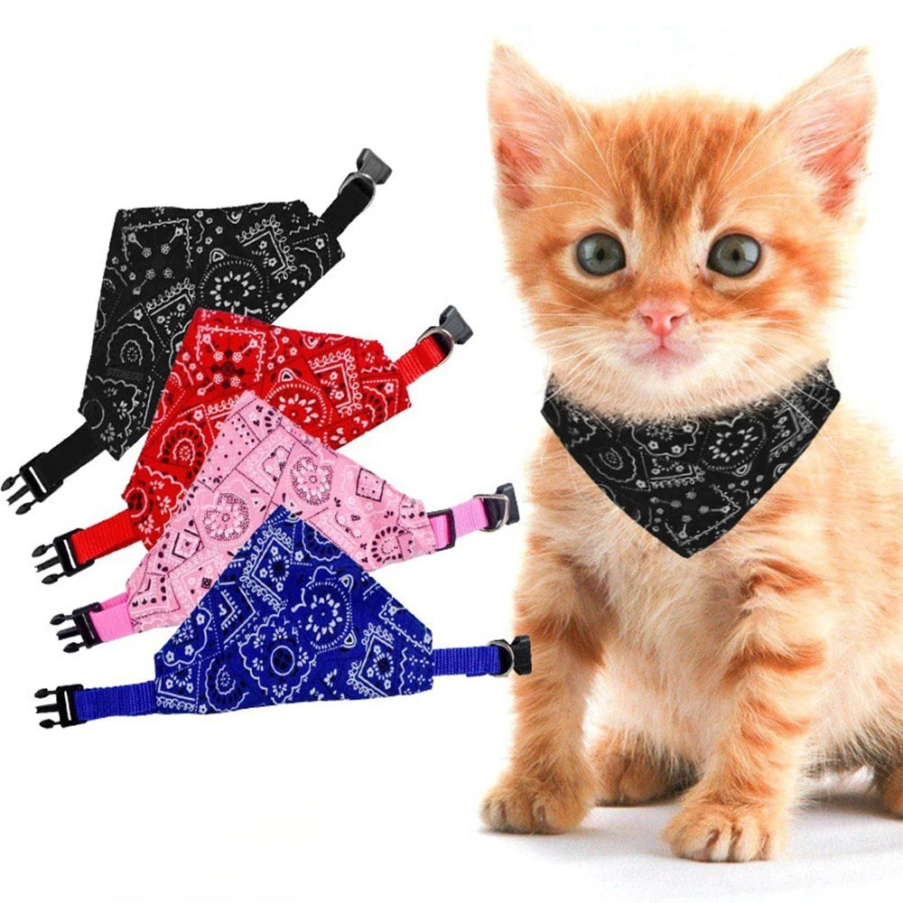 Adjustable Pet Triangle Scarf Neckerchief