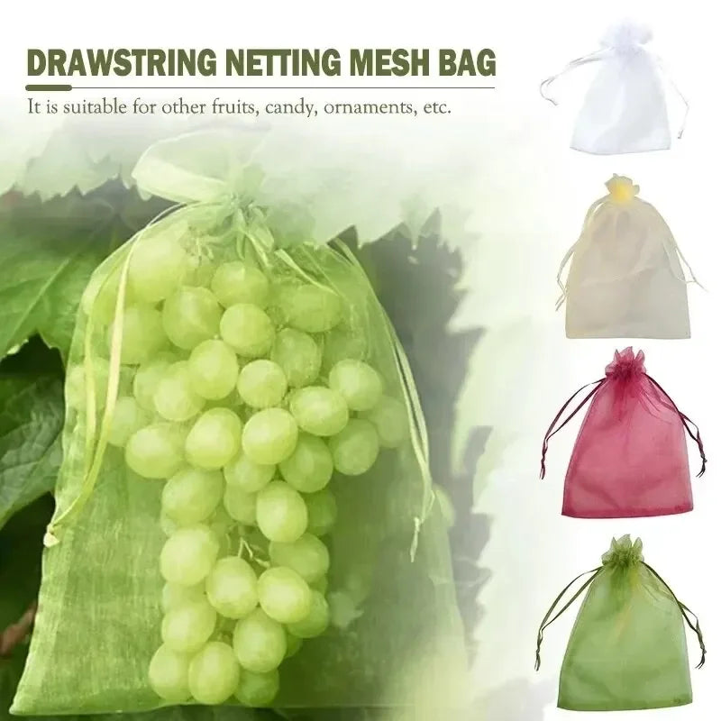 50pcs Fruit Protection Mesh Bags