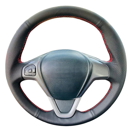 Anti-Slip Leather Car Steering Wheel Cover