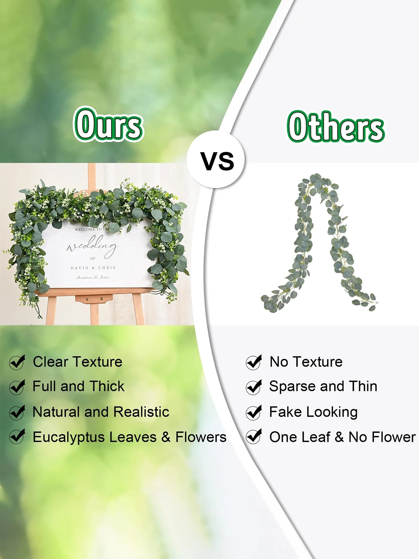 170cm Artificial Eucalyptus Hanging Vines