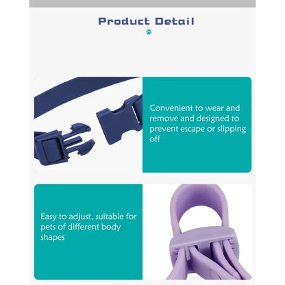 Macaron Colored Waterproof Dog Collar