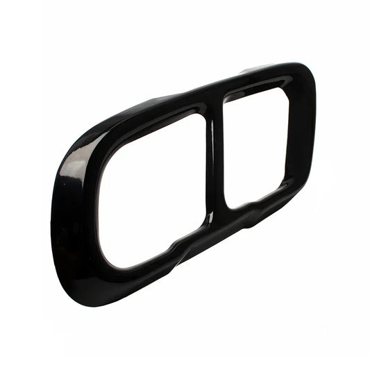 High Gloss Black Car Exhaust Tail Covers