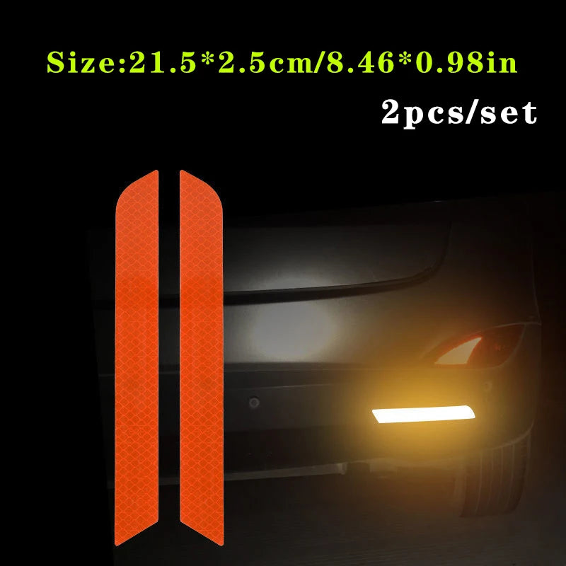 Car Reflective Safety Bumper Strip Stickers
