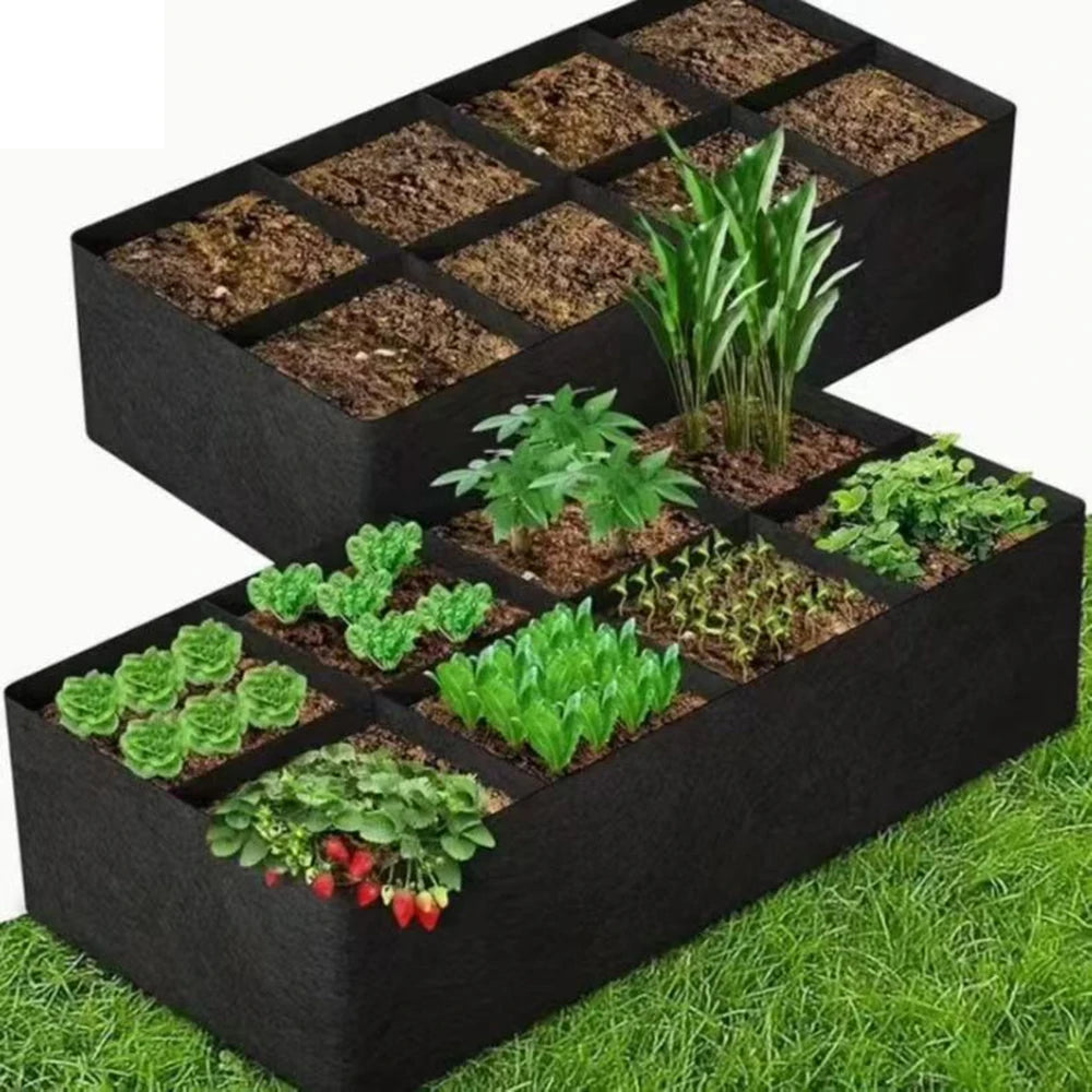 Rectangle Felt Garden Planting Grow Bag