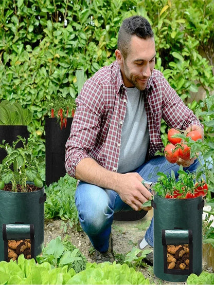 5pcs Vegetable Plant Grow Bags