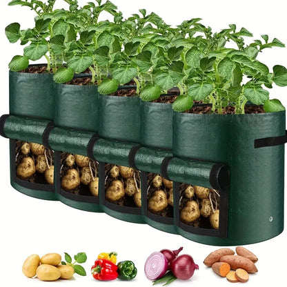 5pcs Vegetable Plant Grow Bags