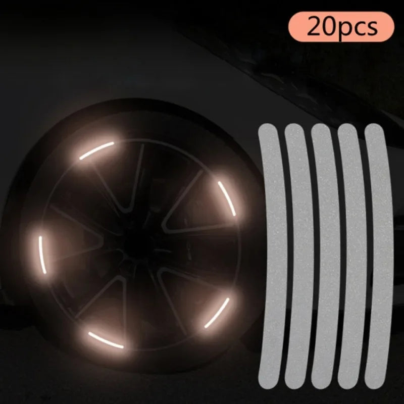 Car Wheel Reflective Tire Rim Stickers