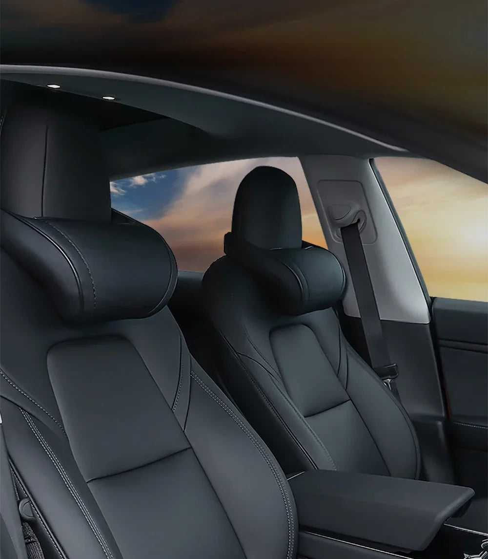 PU Leather Memory Foam Car Headrest