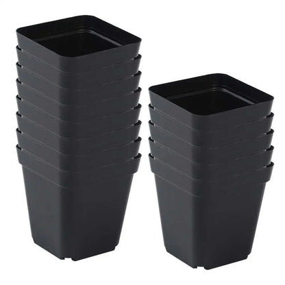 50pcs Square Plastic Planting Cups