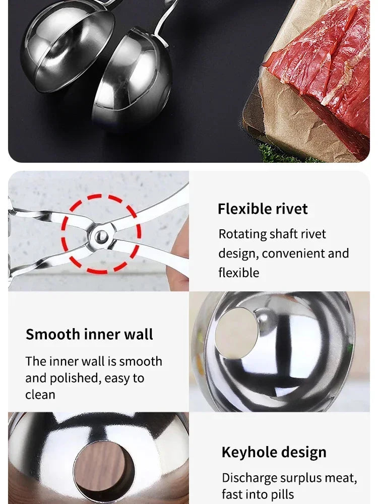 Stainless Steel Meatball & Dumpling Mould