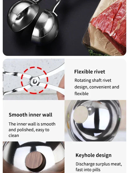 Stainless Steel Meatball & Dumpling Mould