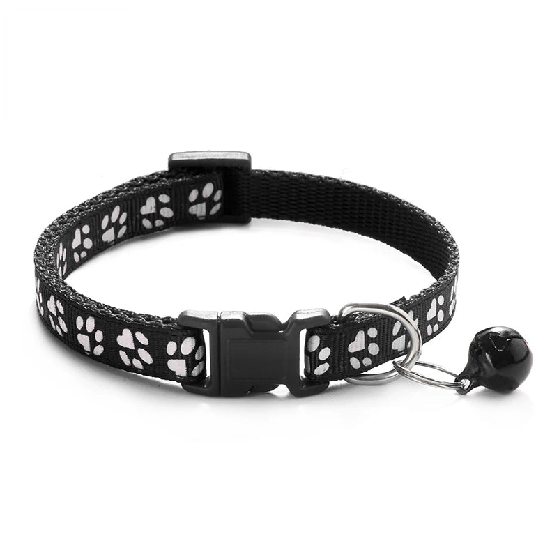 Multicolor Cat & Dog Bell Collar