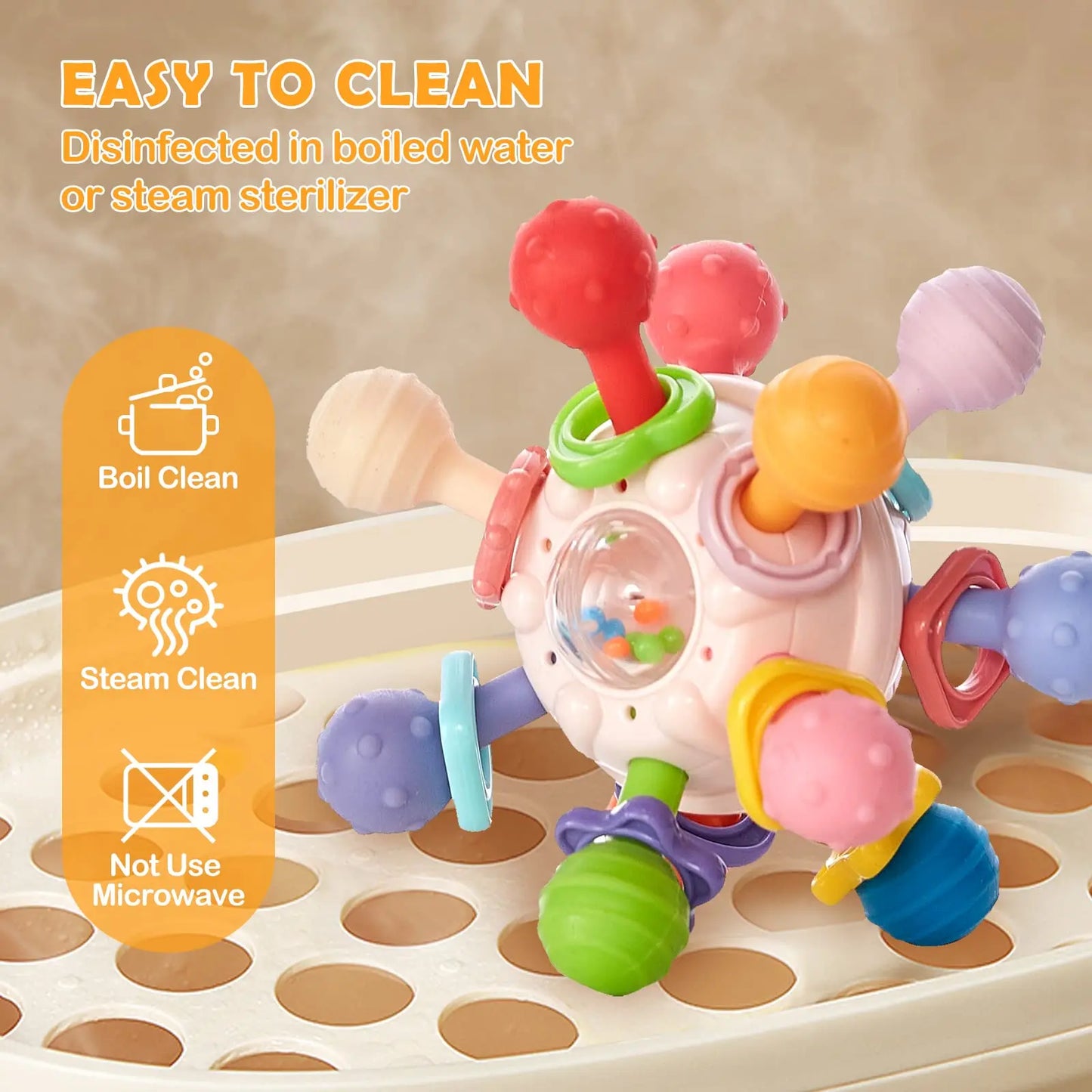 Montessori Baby Teething Sensory Ball