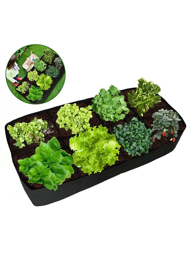 Rectangle Felt Garden Planting Grow Bag