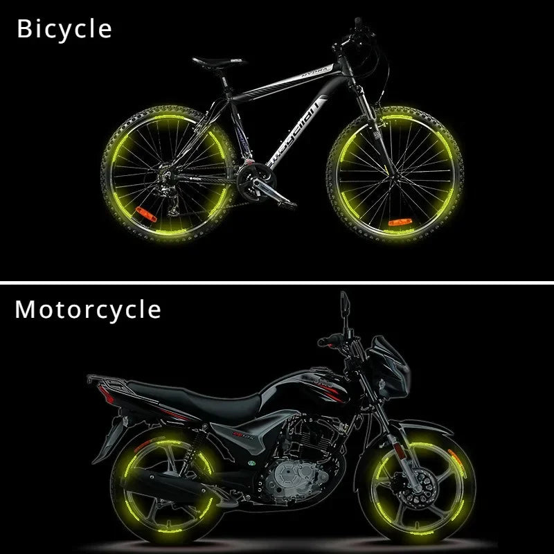 Car Wheel Reflective Tire Rim Stickers