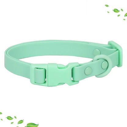 Macaron Colored Waterproof Dog Collar