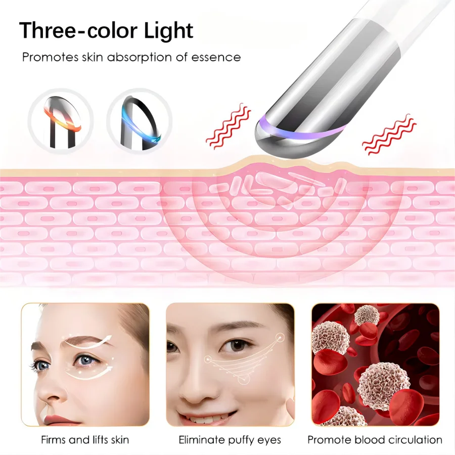 3-in-1 LED Eye Massager Wand