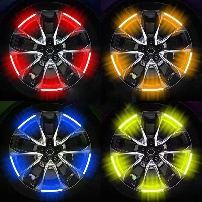 Car Wheel Reflective Tire Rim Stickers