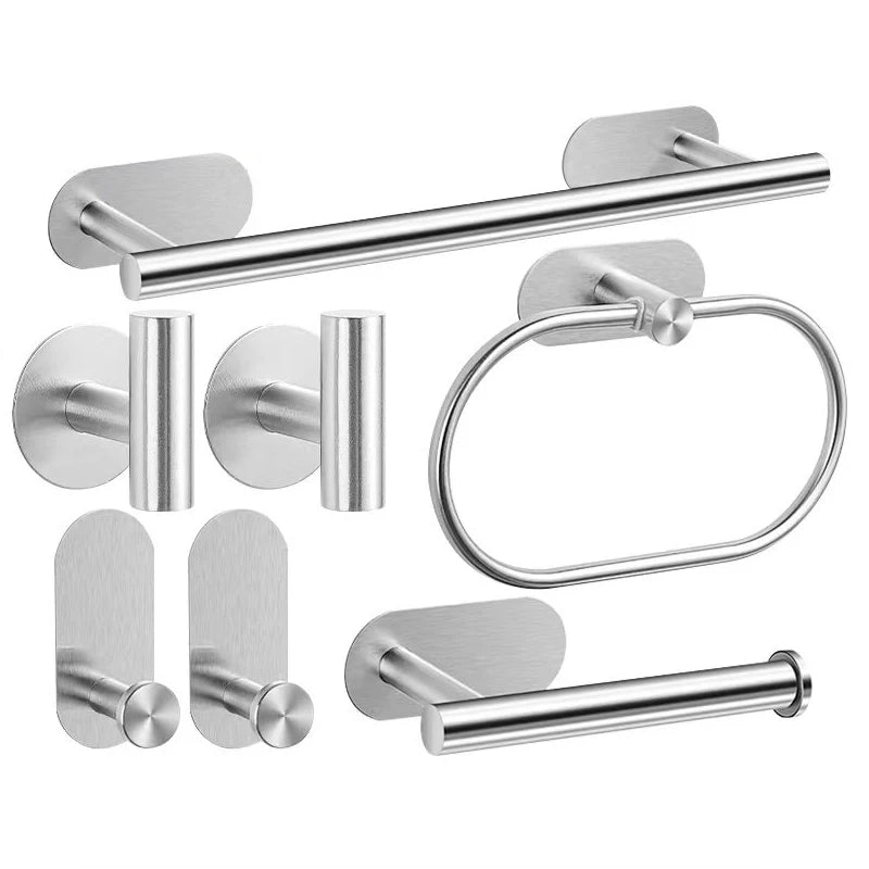 Brushed Nickel Bathroom Hardware Set