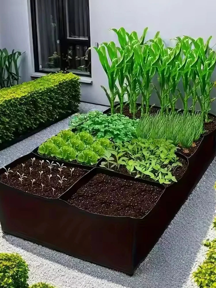 Rectangle Felt Garden Planting Grow Bag