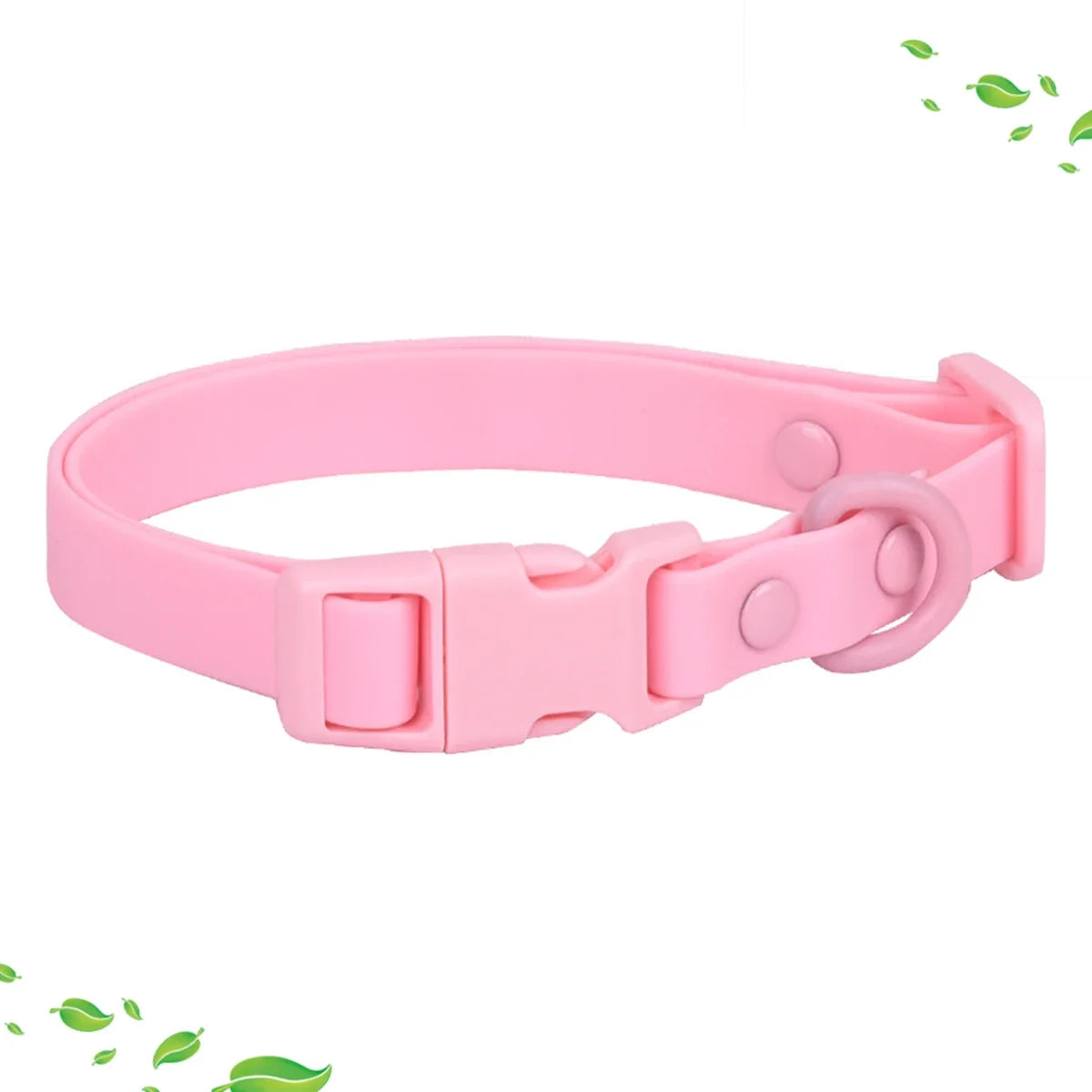 Macaron Colored Waterproof Dog Collar