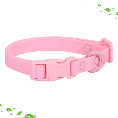 Macaron Colored Waterproof Dog Collar