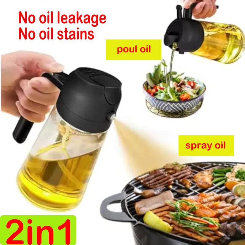 2-in-1 Oil Sprayer Bottle