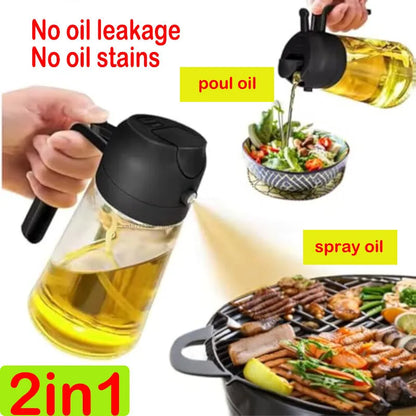 2-in-1 Oil Sprayer Bottle