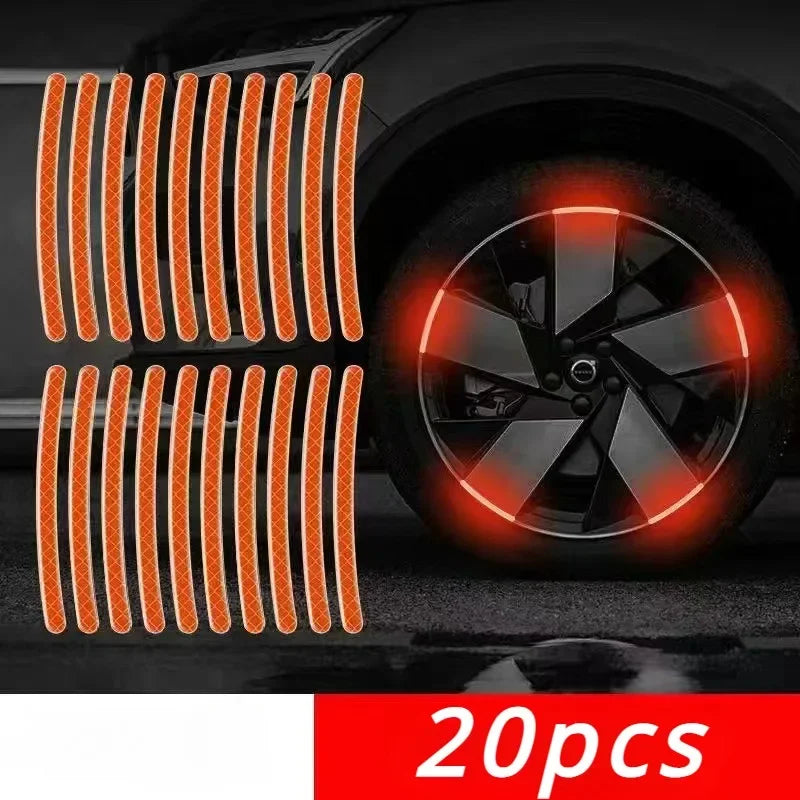 Car Wheel Reflective Tire Rim Stickers