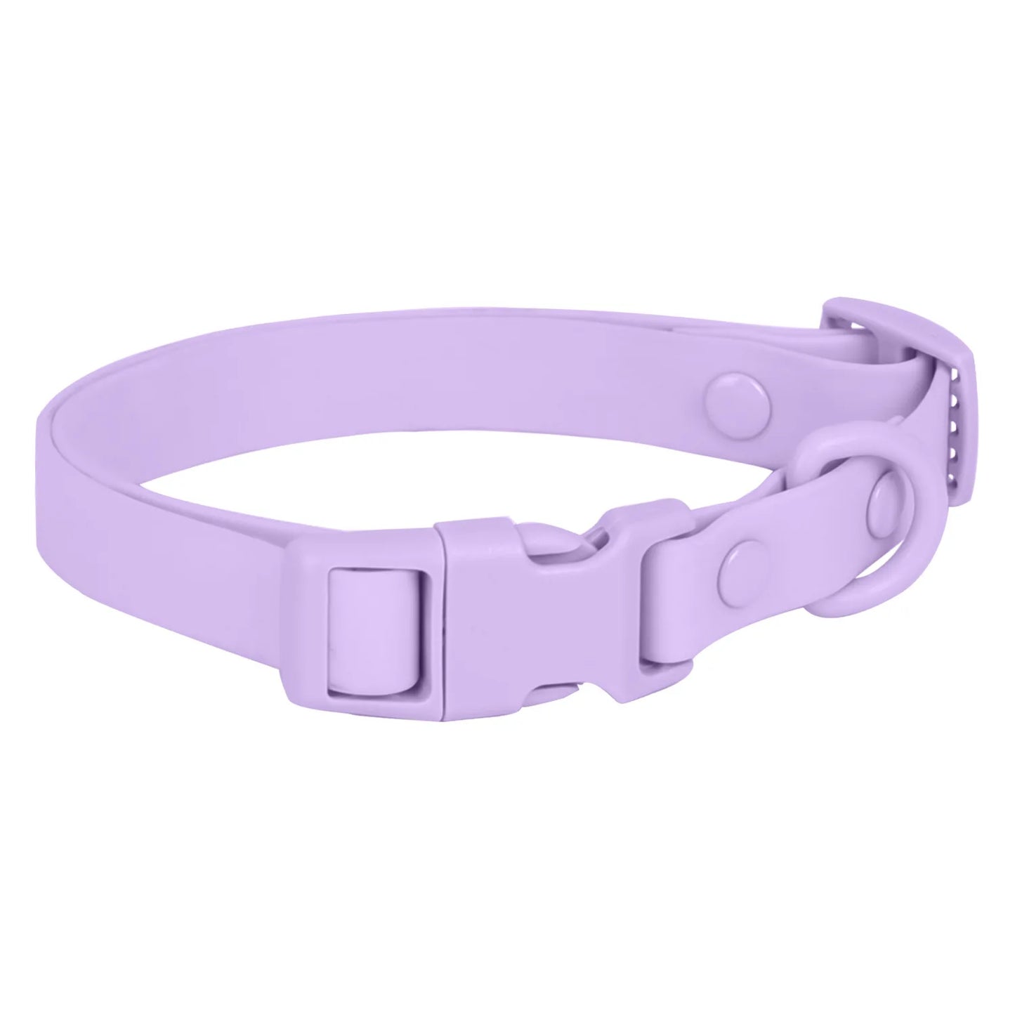 Macaron Colored Waterproof Dog Collar