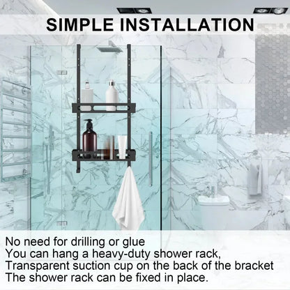 Carbon Steel Nail-Free Shower Caddy